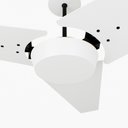 Ver imagem 2 de Ventilador de Teto Natuvent Callis No Light 3 Pás Madeira Branco 220v