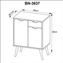 Ver imagem 7 de Gabinete para Banheiro com Espelheira 60cm Branco