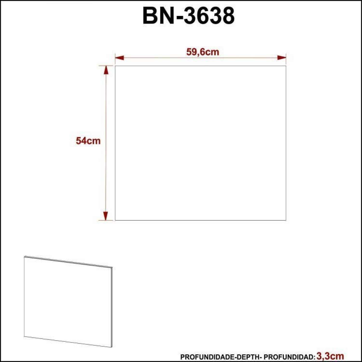 Gabinete para Banheiro com Espelheira 60cm - 13