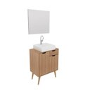 Ver imagem 2 de Gabinete para Banheiro com Espelheira 60cm