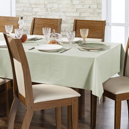 Toalha de Mesa Térmica Impermeável 8 Lugares 1,40x2,50m Bege - 3