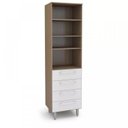 Ver imagem 5 de Cozinha Compacta Modulada 4 Peças 5 Portas 4 Gavetas Evolution Plus Branco/Tannat