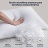 Travesseiro Bom Sono 70x50cm Enchimento Fibra Siliconada Toque Macio Santana Enxovais - 3