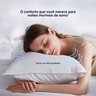 Travesseiro Bom Sono 70x50cm Enchimento Fibra Siliconada Toque Macio Santana Enxovais - 2