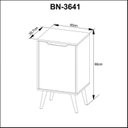 Ver imagem 7 de Gabinete para Banheiro com Espelheira 45cm Preto