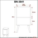 Ver mais imagens de Gabinete para Banheiro com Espelheira 45cm Branco
