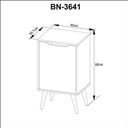 Ver imagem 7 de Gabinete para Banheiro com Espelheira 45cm Branco
