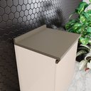 Ver imagem 1 de Tampo para Balcão de Cozinha 100% MDF Aurora Espresso Móveis Cinza/Duna