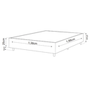 Ver imagem 2 de Base Box Casal 25cm x 1,88m x 1,38m Treviso Matelado