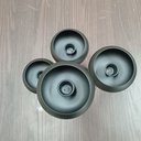 Ver imagem 6 de Castiçal Porta Vela 4 Velas Metal 33x26x26cm Preto