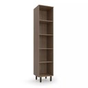 Ver imagem 2 de Cozinha Compacta Modulada 6 Peças 7 Portas 4 Gavetas Evolution Plus Branco/Tannat