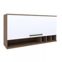 Ver imagem 6 de Cozinha Compacta Modulada 6 Peças 7 Portas 4 Gavetas Evolution Plus Branco/Tannat
