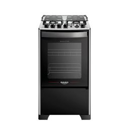 Fogão 4 Bocas Dako Magister Grill Preto com Mesa Inox Bivolt - 1