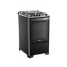 Fogão 4 Bocas Dako Magister Grill Preto com Mesa Inox Bivolt - 2