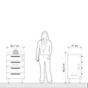 Ver mais imagens de Cozinha Compacta Modulada 7 Peças 8 Portas 8 Gavetas Evolution Plus Marrom/Tannat/Legno Crema