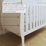 Quarto de Bebê Completo com Cômoda, Berço e Guarda Roupas Mia - 8