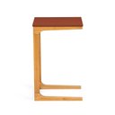 Ver imagem 5 de Mesa Lateral 40cm MDF com Pés de Madeira Maciça Bento Yescasa Marrom