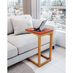 Mesa Lateral de Sofá em Madeira e MDF 40cm Bento Yescasa - 12