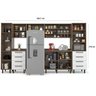 Cozinha Compacta 7 Peças 8 Portas 8 Gavetas Evolution Plus - 3