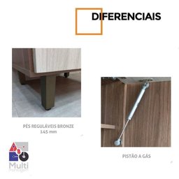 Cozinha Compacta 7 Peças 8 Portas 8 Gavetas Evolution Plus - 18