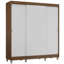 Ver imagem 3 de Guarda-Roupa Casal com Pés 3 Portas de Correr Reno Madesa