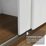 Guarda-Roupa Casal com Pés 3 Portas de Correr Reno Madesa - 6