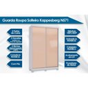 Ver imagem 2 de Guarda Roupa 2 Portas de Correr e 2 Gavetas C/pés N571 Branco - Kappesberg