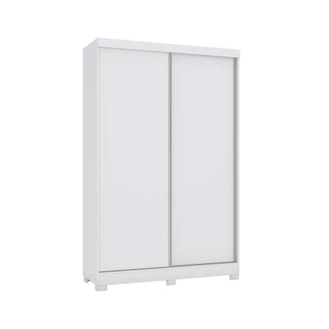 Guarda Roupa 2 Portas de Correr e 2 Gavetas C/pés N571 Branco - Kappesberg