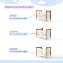 Ver imagem 6 de Quarto de Bebê Completo com Cômoda, Berço e Guarda Roupas Mia