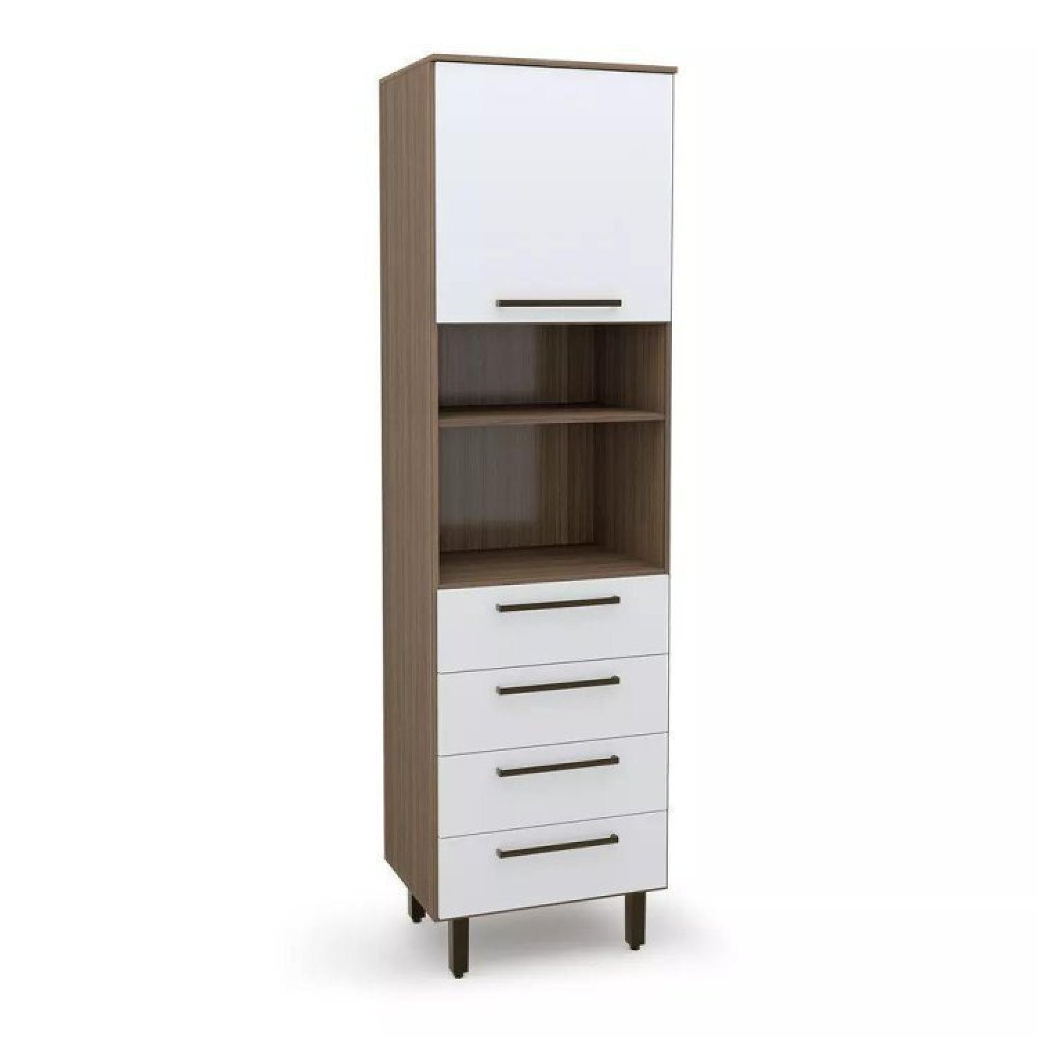 Cozinha Compacta 12 Peças 10 Portas 8 Gavetas Evolution Plus - 12