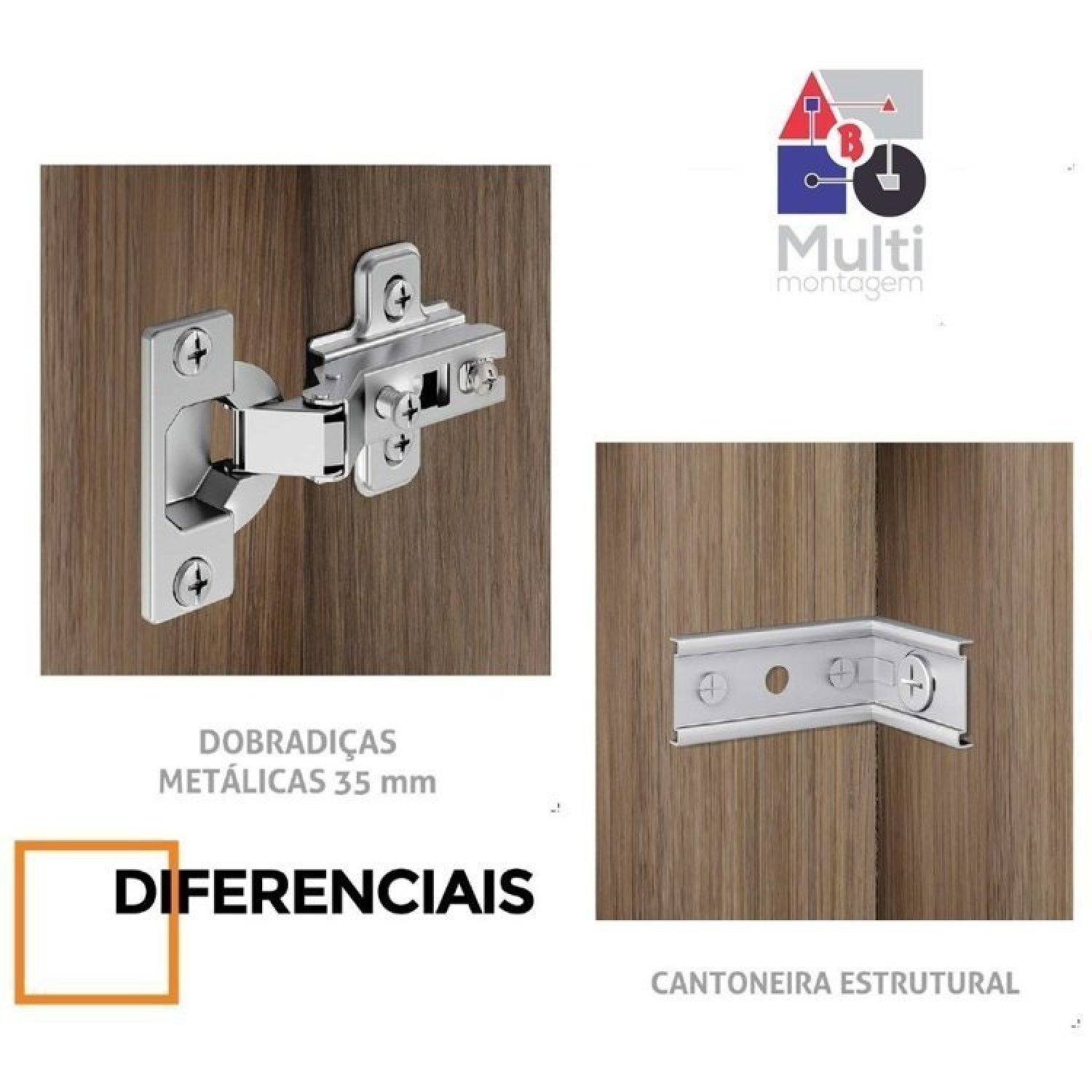 Cozinha Compacta 12 Peças 10 Portas 8 Gavetas Evolution Plus - 18