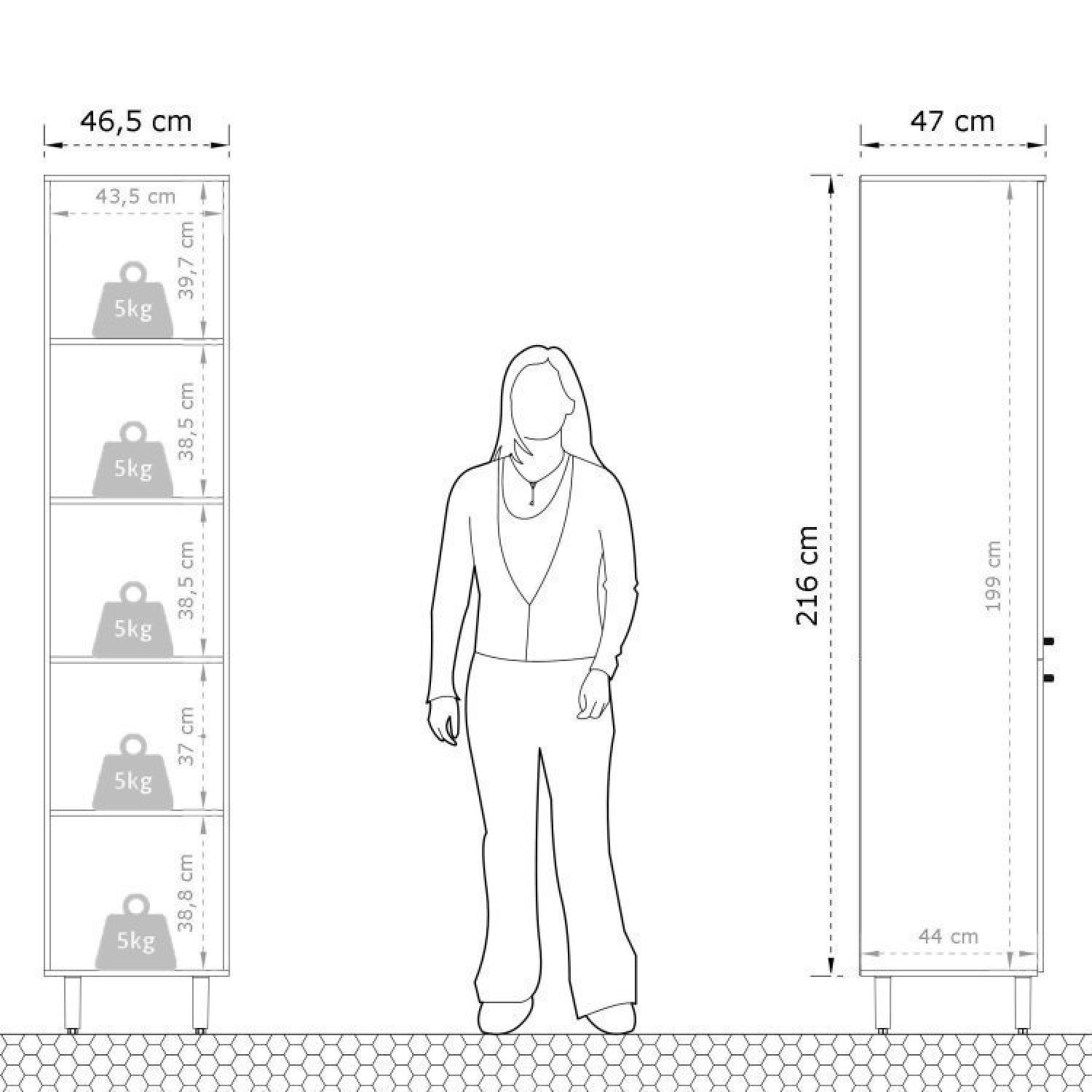 Cozinha Compacta 12 Peças 10 Portas 8 Gavetas Evolution Plus - 6