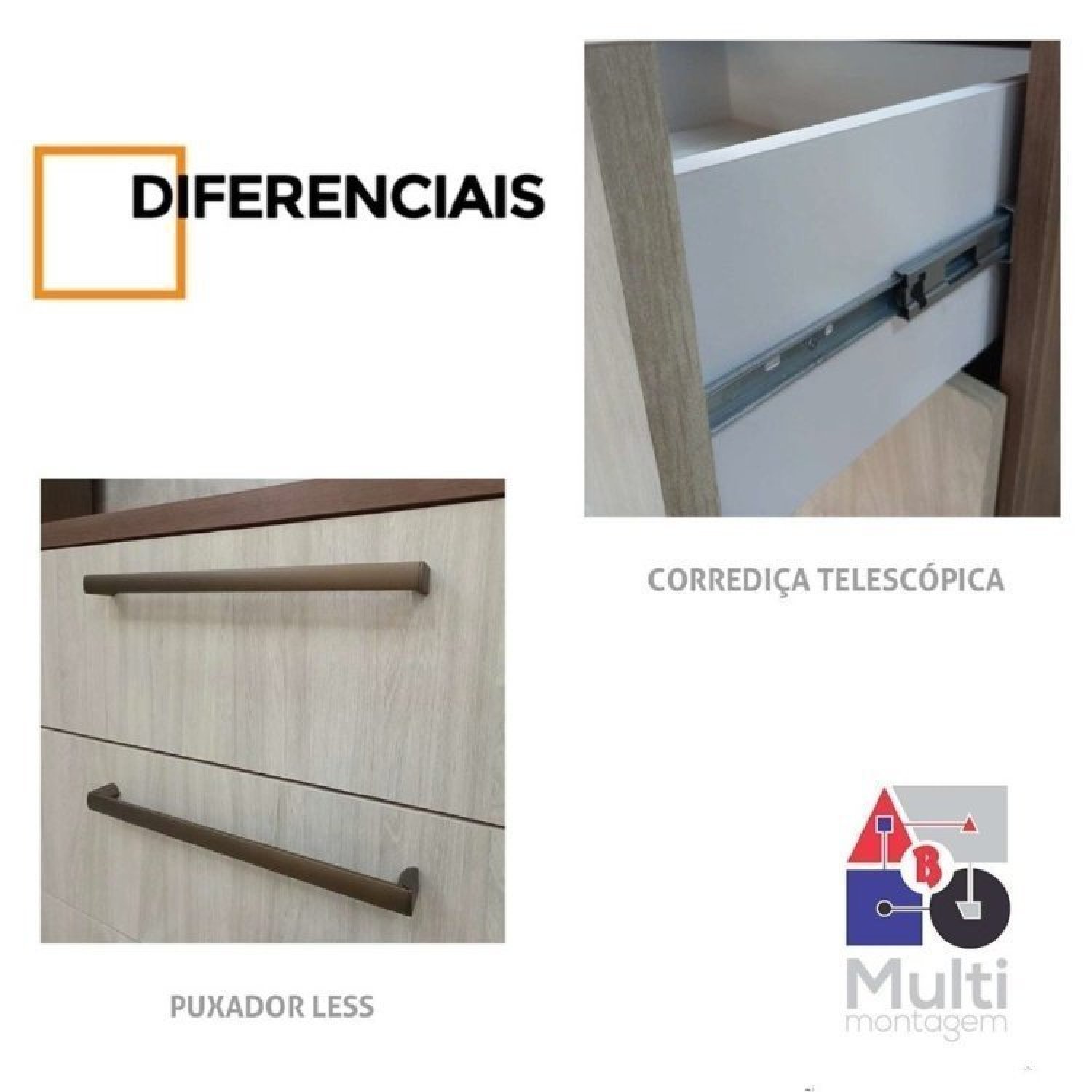Cozinha Compacta 12 Peças 10 Portas 8 Gavetas Evolution Plus - 19