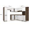 Cozinha Compacta 12 Peças 10 Portas 8 Gavetas Evolution Plus - 3