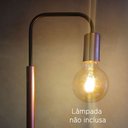 Ver imagem 5 de Luminaria de Chao Abajur Piso Curvado em Alumínio Bivolt Soquete Lampada E27