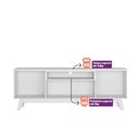 Ver imagem 4 de Rack Colorado 180cm para Tv de até 75" Linea Brasil