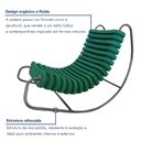Ver imagem 6 de Cadeira de Balanço Orgânica Base Inox Anelídeos