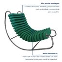 Ver mais imagens de Cadeira de Balanço Orgânica Base Inox Anelídeos Verde