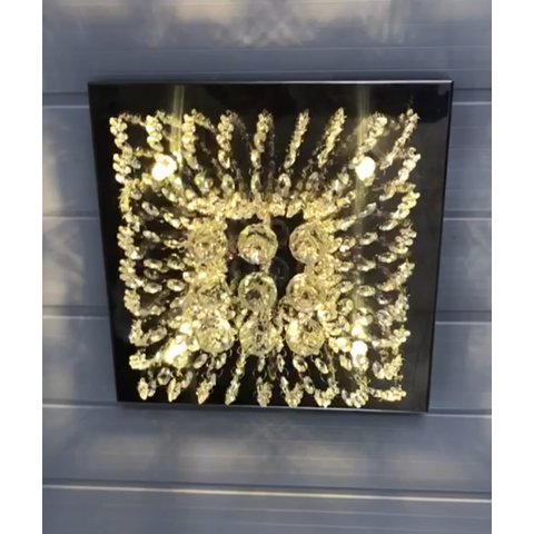 Lustre de Cristal Legítimo 30x30 Cm