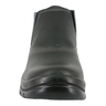 Botina Primavera Alta Segurança Bico Pvc Elastico e Couro - Preta:45/preto - 4