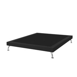 Base Cama Box King Casal Japonesa 195cm em Veludo Preto - Cor: Preto - 2
