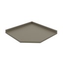 Ver imagem 3 de Tampo para Balcão Canto Oblíquo 100% MDF Aurora Espresso Móveis Cinza/Duna