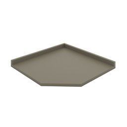 Tampo para Balcão Canto Oblíquo 100% MDF Aurora Espresso Móveis - 3 Tampo para Balcão Canto Oblíquo 100% MDF Aurora Espresso Móveis - 3
