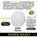 Ver imagem 4 de Kit 10 Painéis Plafon Led Sobrepor Redondo 18w Neutro 4000k Max-0964