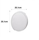Ver imagem 3 de Kit 10 Painéis Plafon Led Sobrepor Redondo 18w Neutro 4000k Max-0964