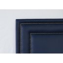 Ver imagem 4 de Cabeceira Queen Estofada para Cama Box com Tachas 160x60cm Reta Luxo Dupla Azul