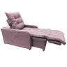 Poltrona Retratil e Reclinavel Com Rodape Regulavel Azera Rose - 1