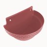 Kit 6 Vasos de Parede Meia Lua Rattan 3 Litros Terracota - 5