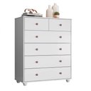 Ver imagem 2 de Cômoda 6 Gavetas Vittoria - Albatroz Móveis - Branco Fosco