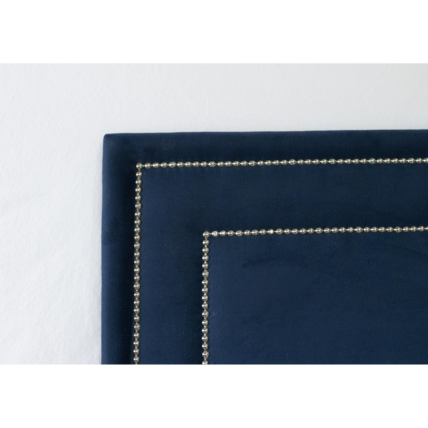 Cabeceira Queen Estofada para Cama Box com Tachas 160x60cm Reta Luxo Dupla - 4
